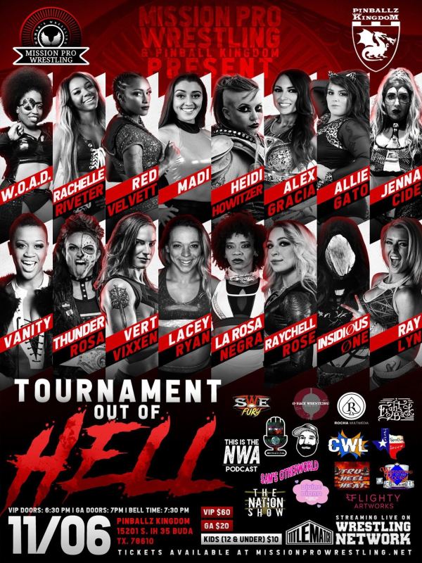 Mission Pro Wrestling - Tournament Out of Hell 11/6/20