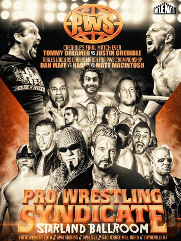Pro Wrestling Syndicate - Wrestlebowl 2015 11/20/15