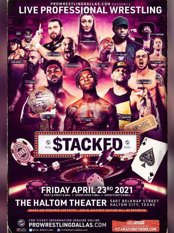 VIP Wrestling "Stacked" 4/23/21