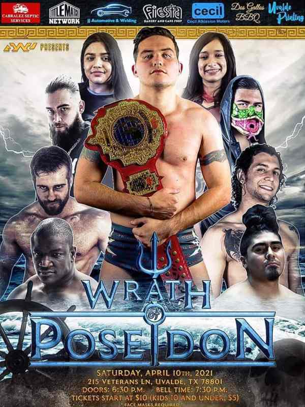 Atlas Wrestling Promotion - Wrath of Poseidon 4/10/21