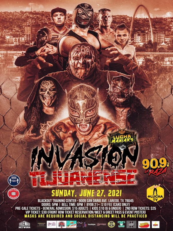 Lucha Maniaks - Invasion Tijuanense 6/27/21