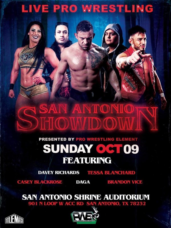 Pro Wrestling Element - San Antonio Showdown 10/9/22
