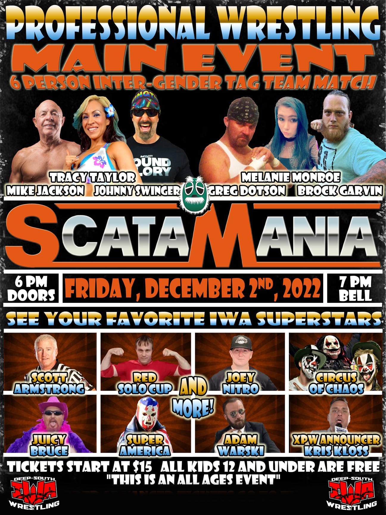 IWA Deep-South - ScataMania 12/2/22