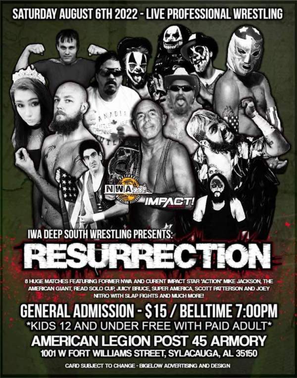 IWA Deep-South - Resurrection 8/6/22