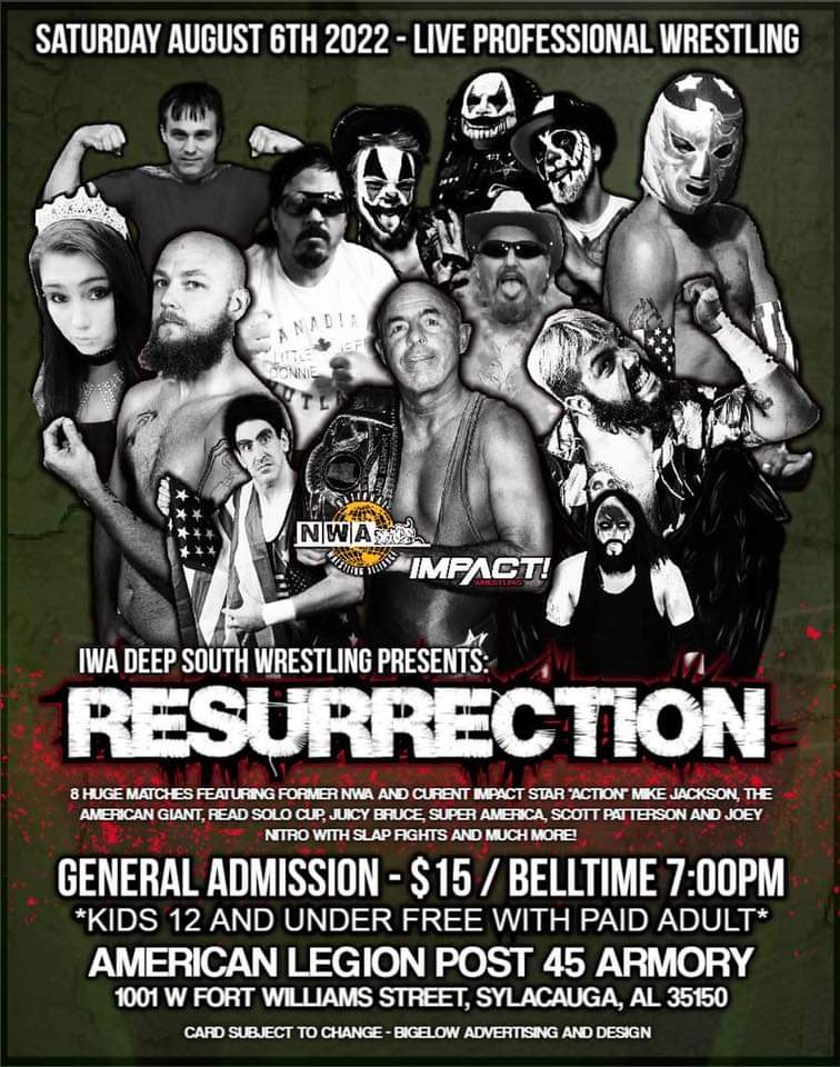 IWA Deep-South - Resurrection 8/6/22