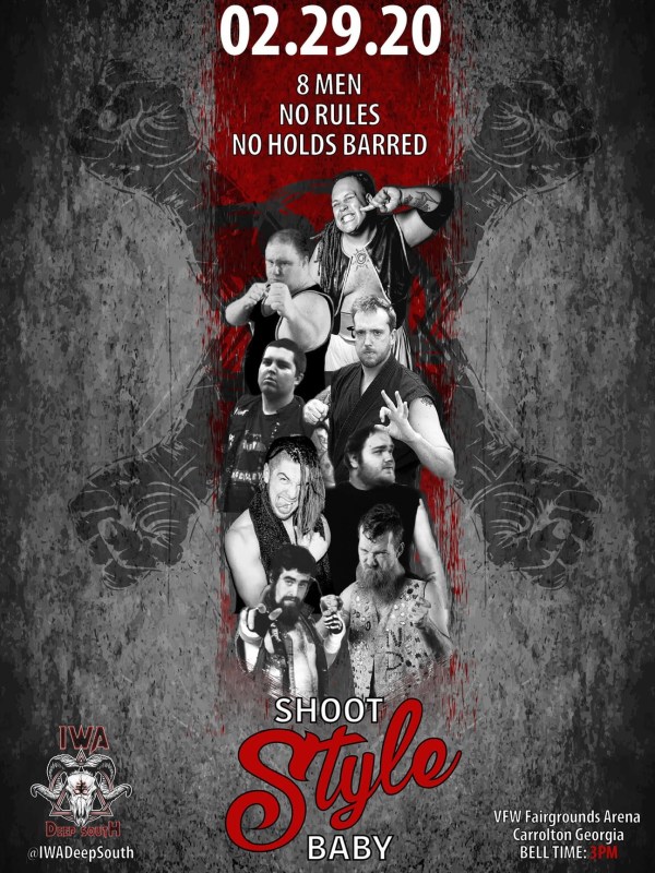 IWA Deep South - Shoot Style Baby! 2/28/20