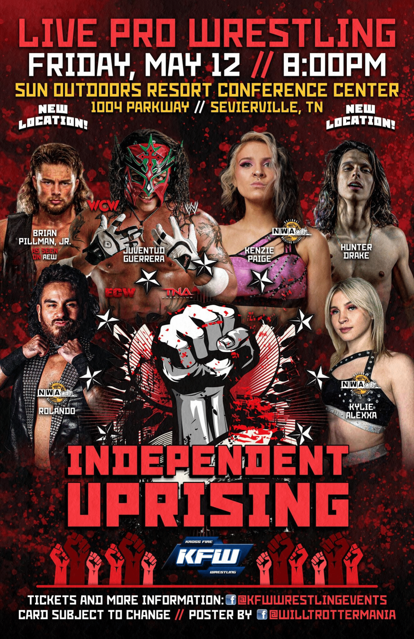 Kross Fire Wrestling - Independent Uprising II 5/13/23