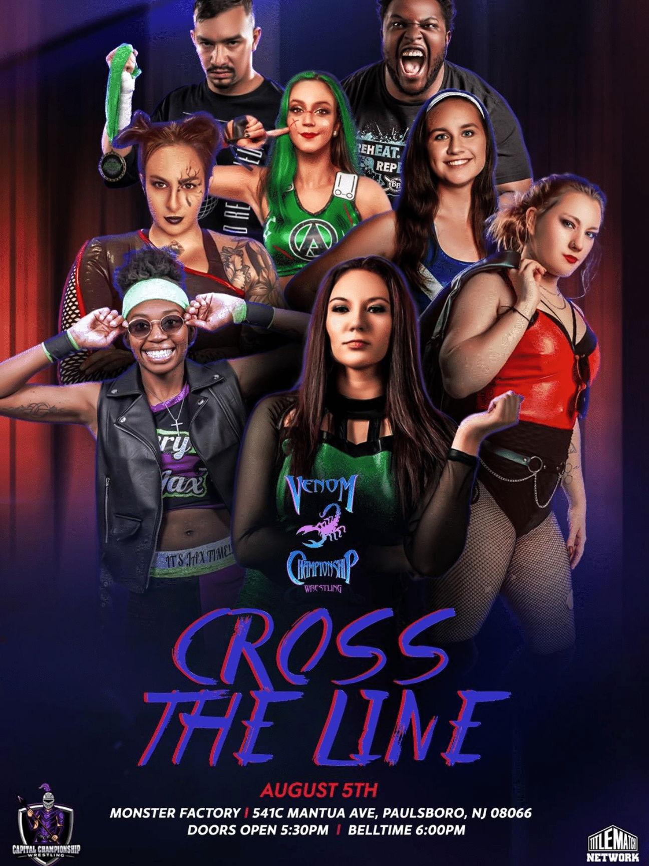 Venom Championship Wrestling - Cross The Line 8/5/23