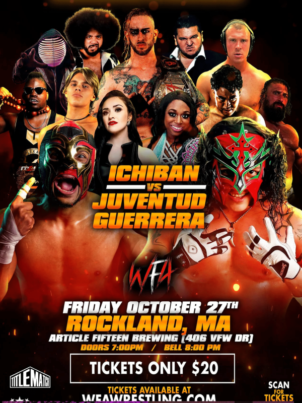 Wrestling Federation of America - Live From Rockland, MA 10/27/23