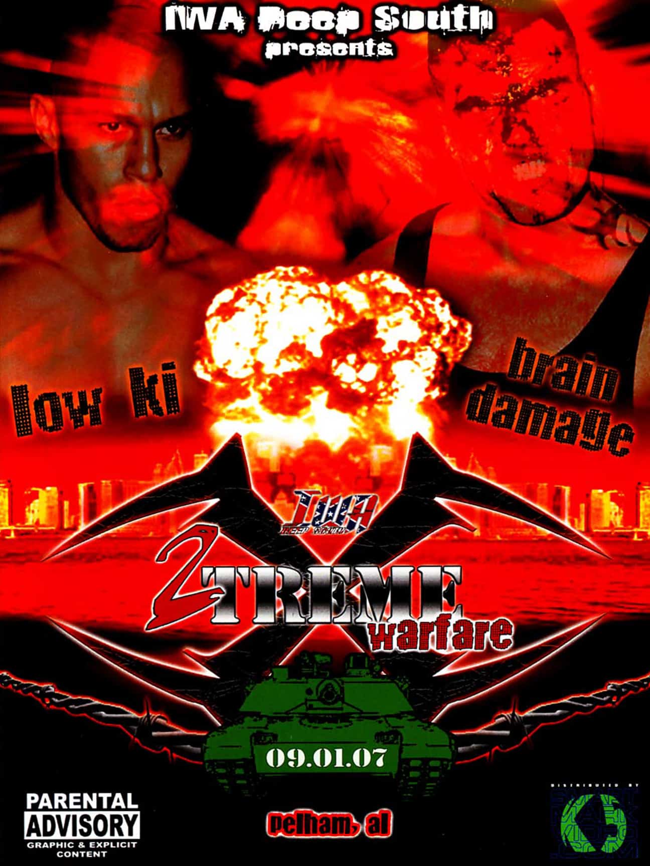 IWA Deep South - Xtreme Warfare 2 - 9/1/07