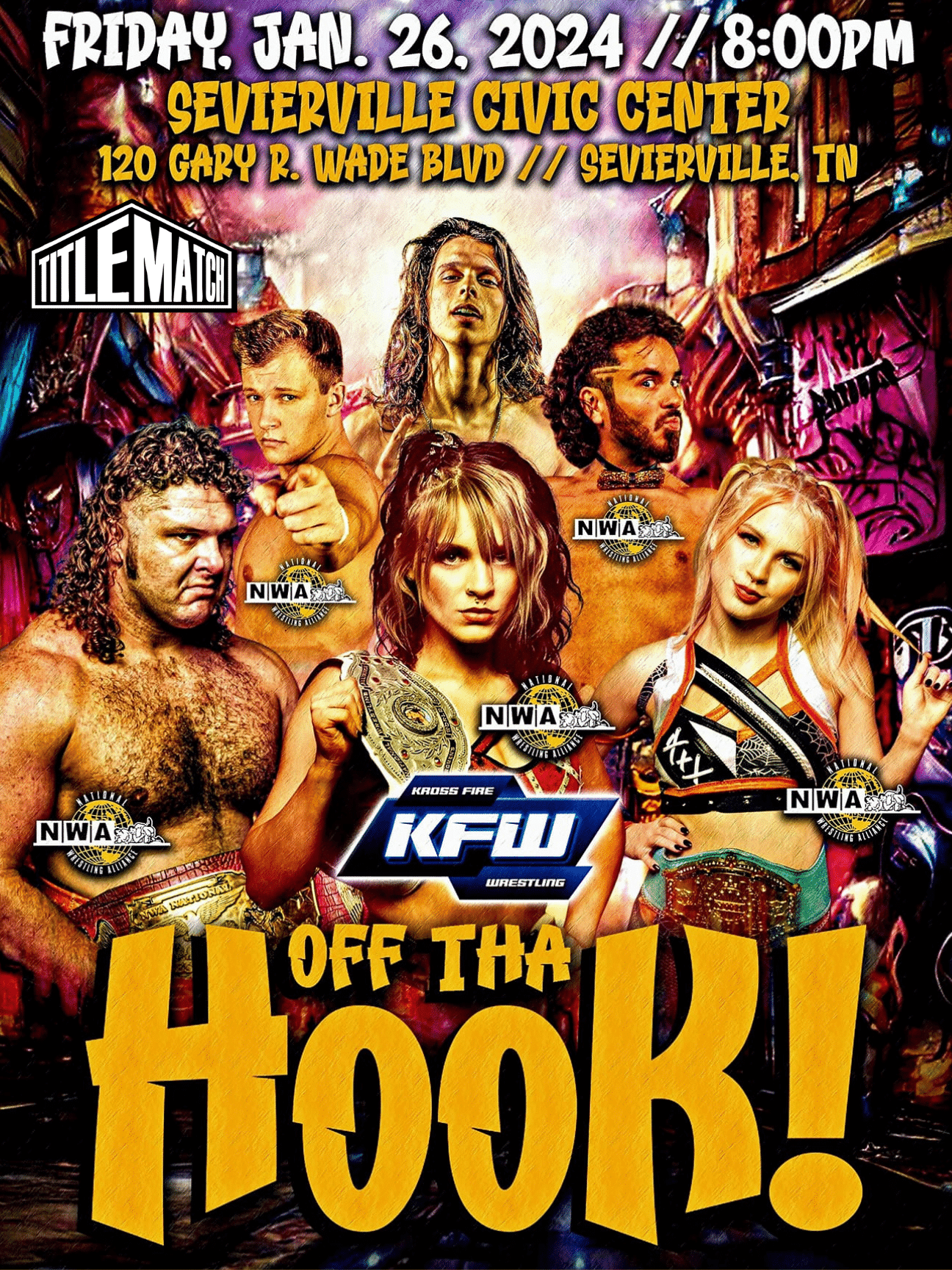 Kross Fire Wrestling - Off Tha Hook 1/26/24