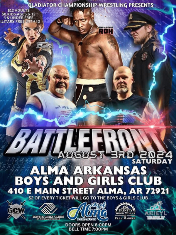 Gladiator Championship Wrestling - Battlefront 8/3/24