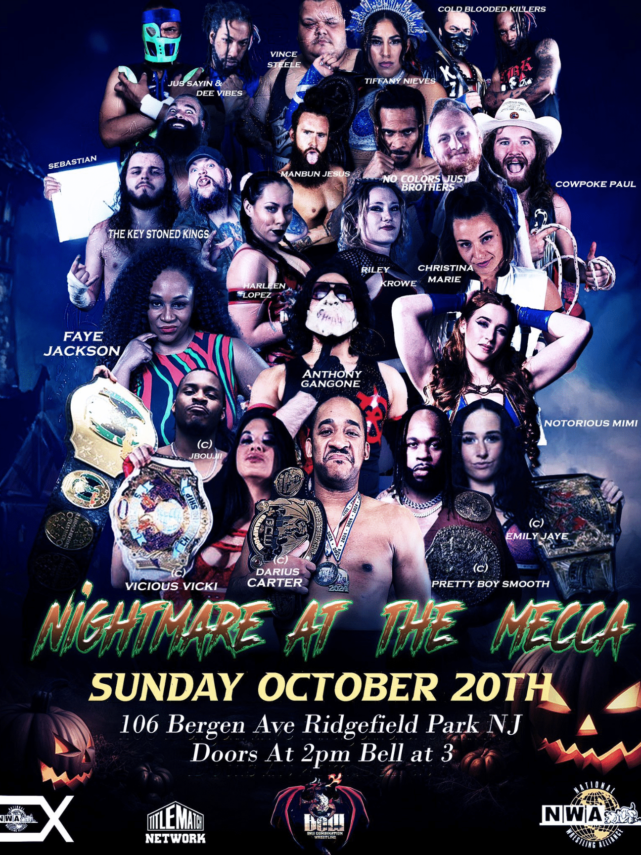 Brii Combination Wrestling – Nightmare At The Mecca 2 DOWNLOAD