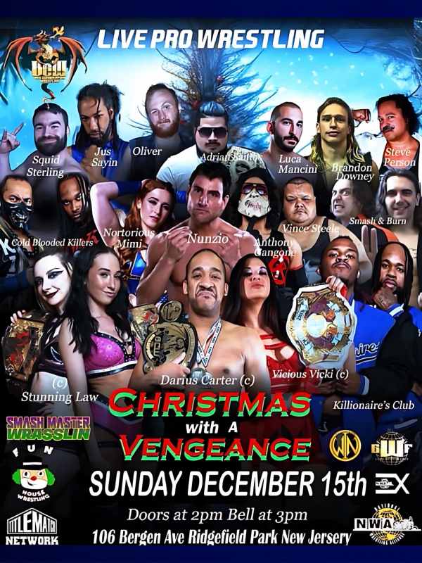 Brii Combination Wrestling - Christmas With a Vengeance 12/15/24