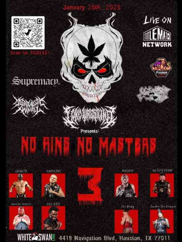 Loko Wrestling - No Ring, No Masters 3 - 1/25/25