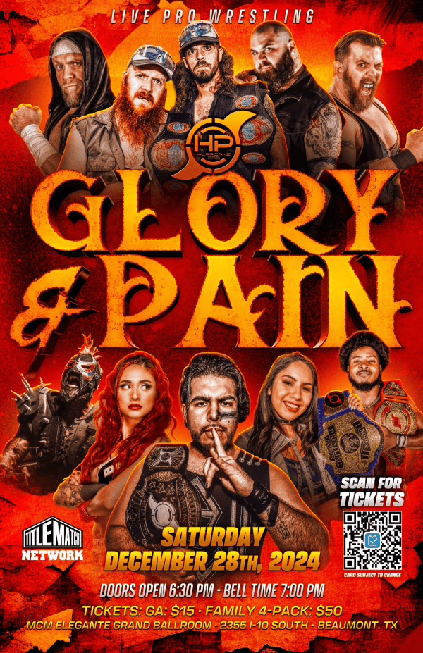 Hurricane Pro - Glory & Pain XIX 12/28/24