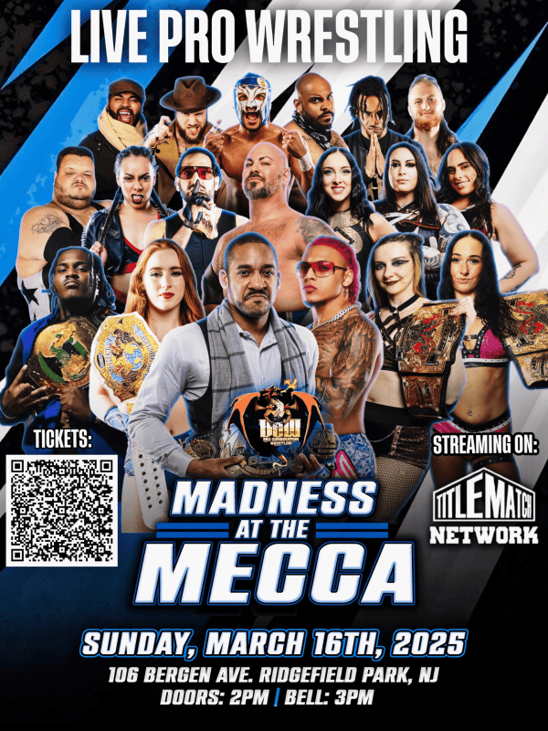 Brii Combination Wrestling - Madness At The Mecca 3/16/25