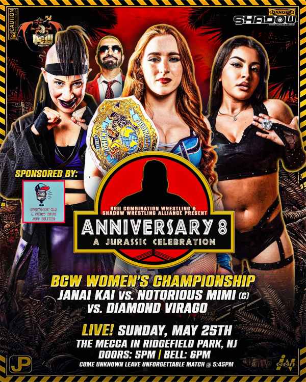 Brii Combination Wrestling: Anniversary 8 – A Jurassic Celebration 5/25/25