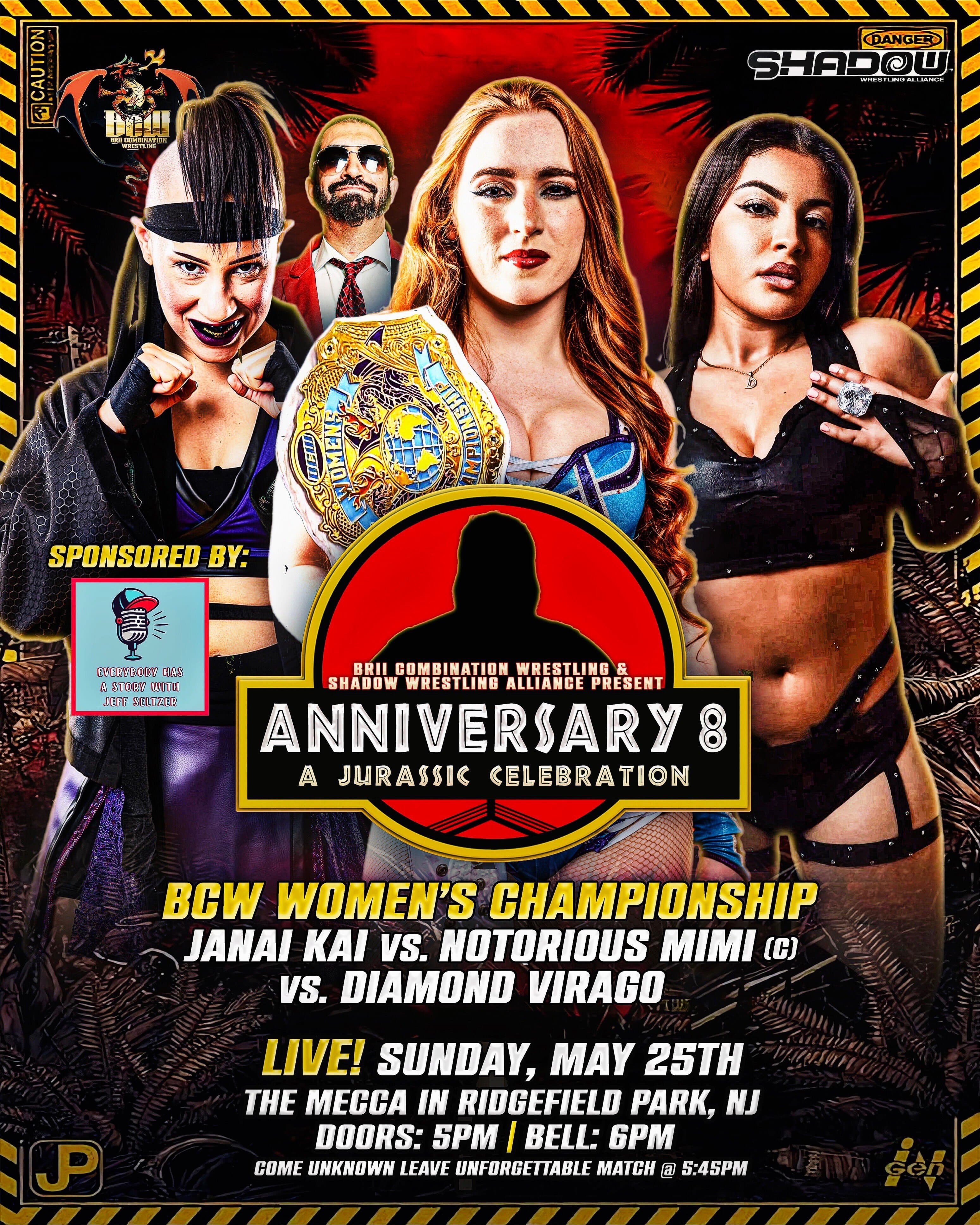 Brii Combination Wrestling: Anniversary 8 – A Jurassic Celebration 5/25/25