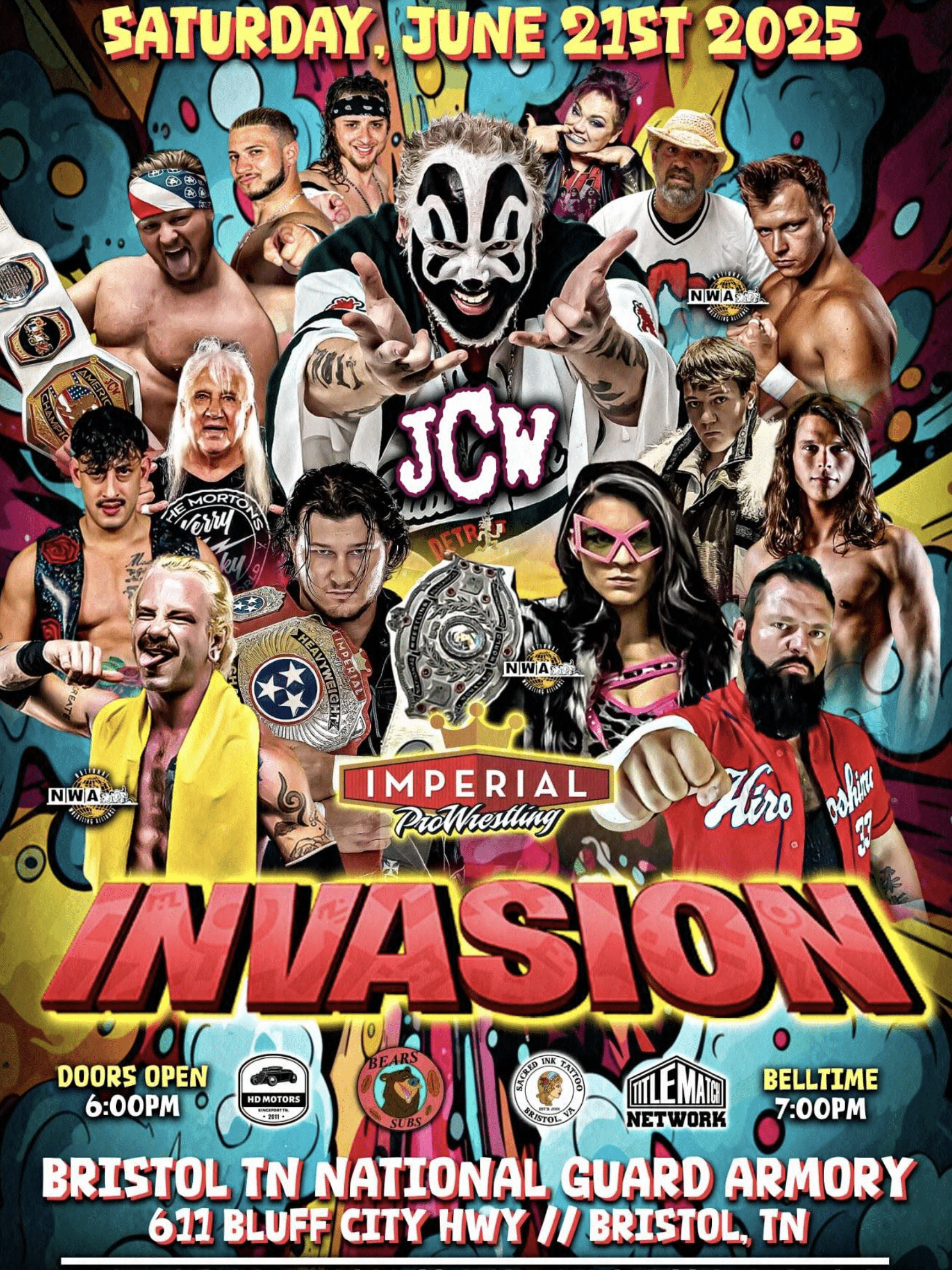 Imperial Pro Wrestling - Invasion 6/21/25