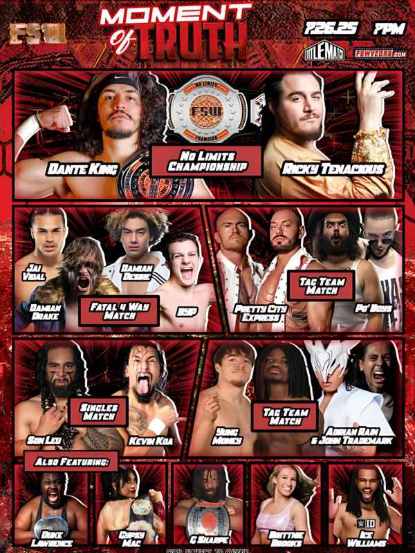 Future Stars of Wrestling: Moment of Truth 7/26/25