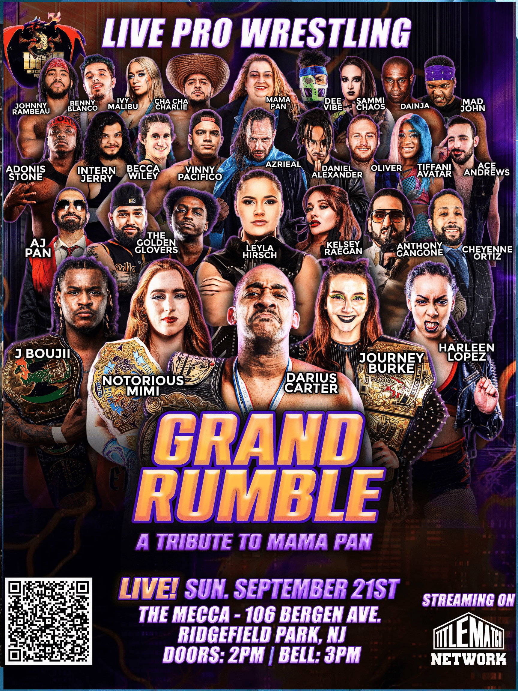 Brii Combination Wrestling: Grand Rumble 9/21/25
