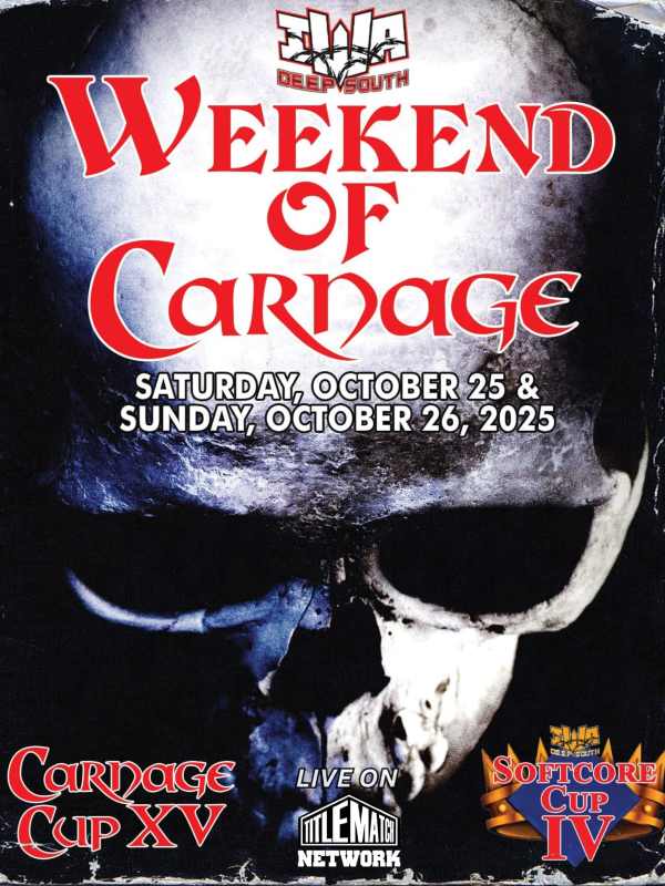 IWA Deep South - Weekend of Carnage 10/25/25 - Title Match Network