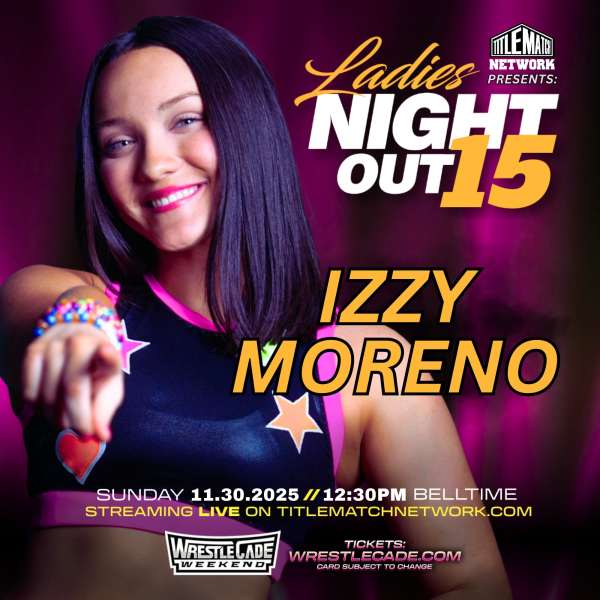 Izzy Moreno Wrestlecade - Signed 8x10 Autograph