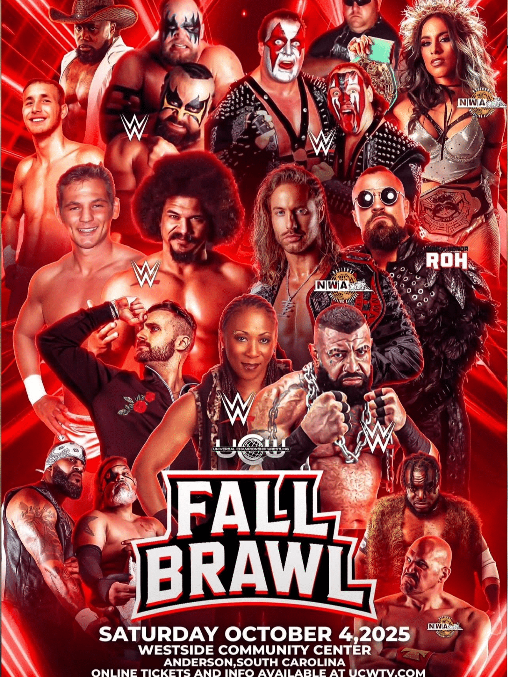 Universal Championship Wrestling - Fall Brawl 10/4/25
