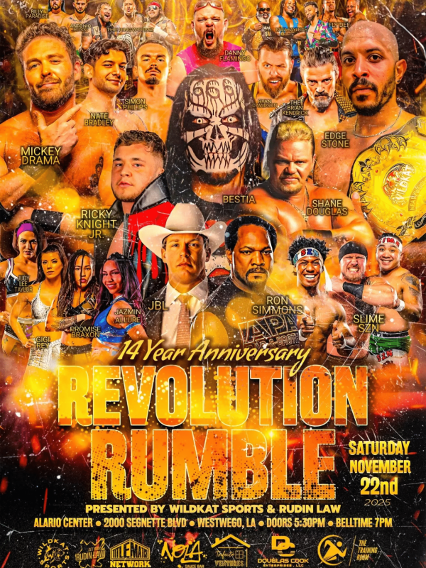 WildKat Wrestling - "Revolution Rumble" 14 Year Anniversary 11/22/25