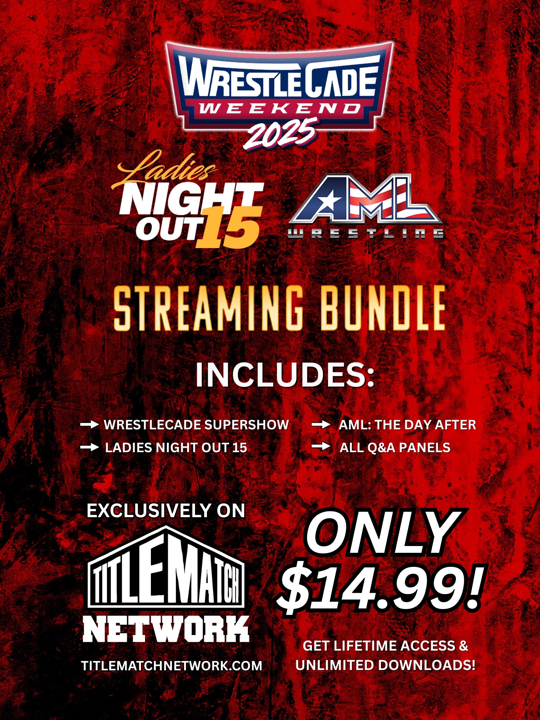 WrestleCade Weekend 2025 Mega Pack