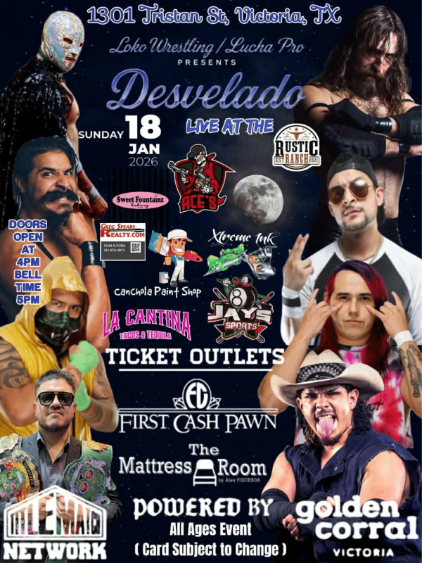 Loko Wrestling - "Desvelado" 1/18/26