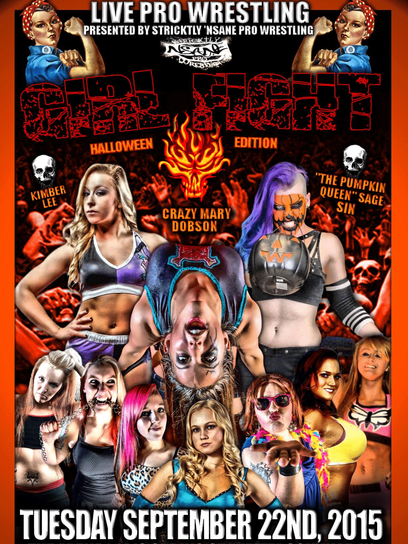 Girl Fight Wrestling 5: Halloween Edition - 9/22/15