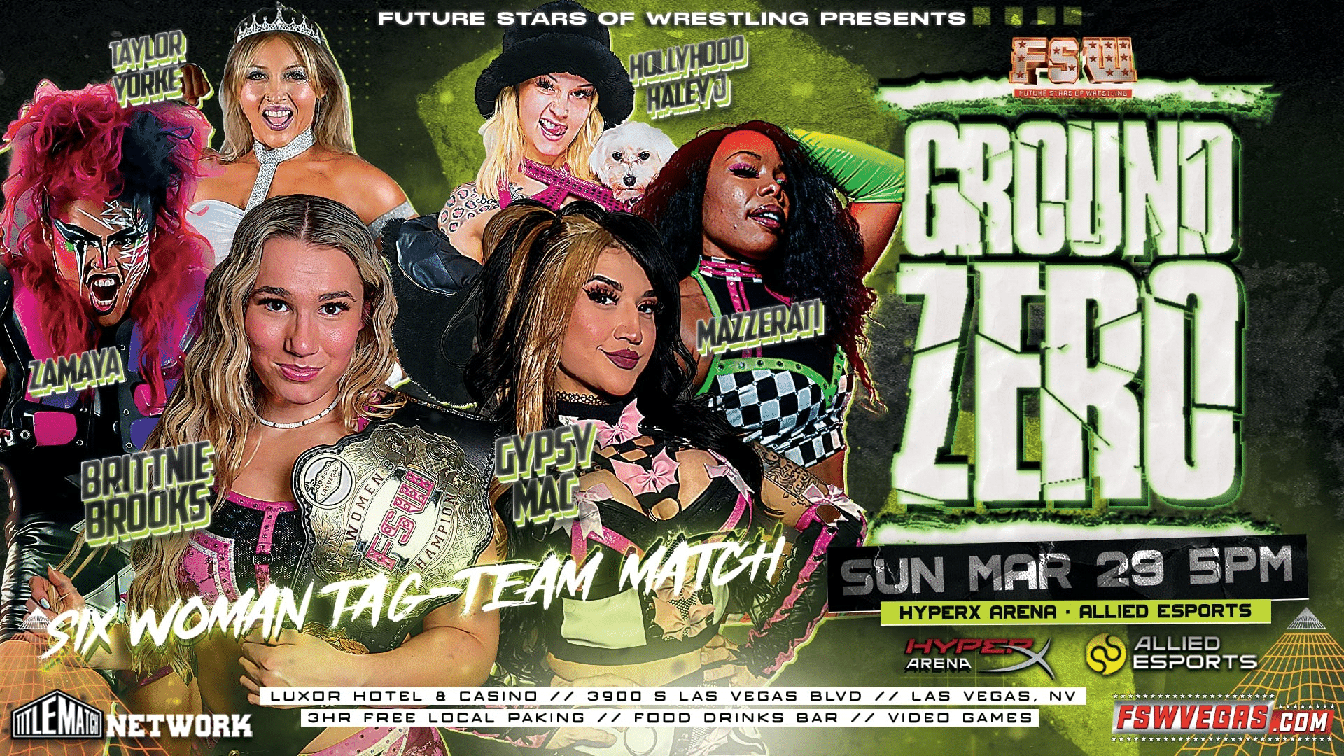 Future Stars Of Wrestling - Ground Zero - Title Match Network