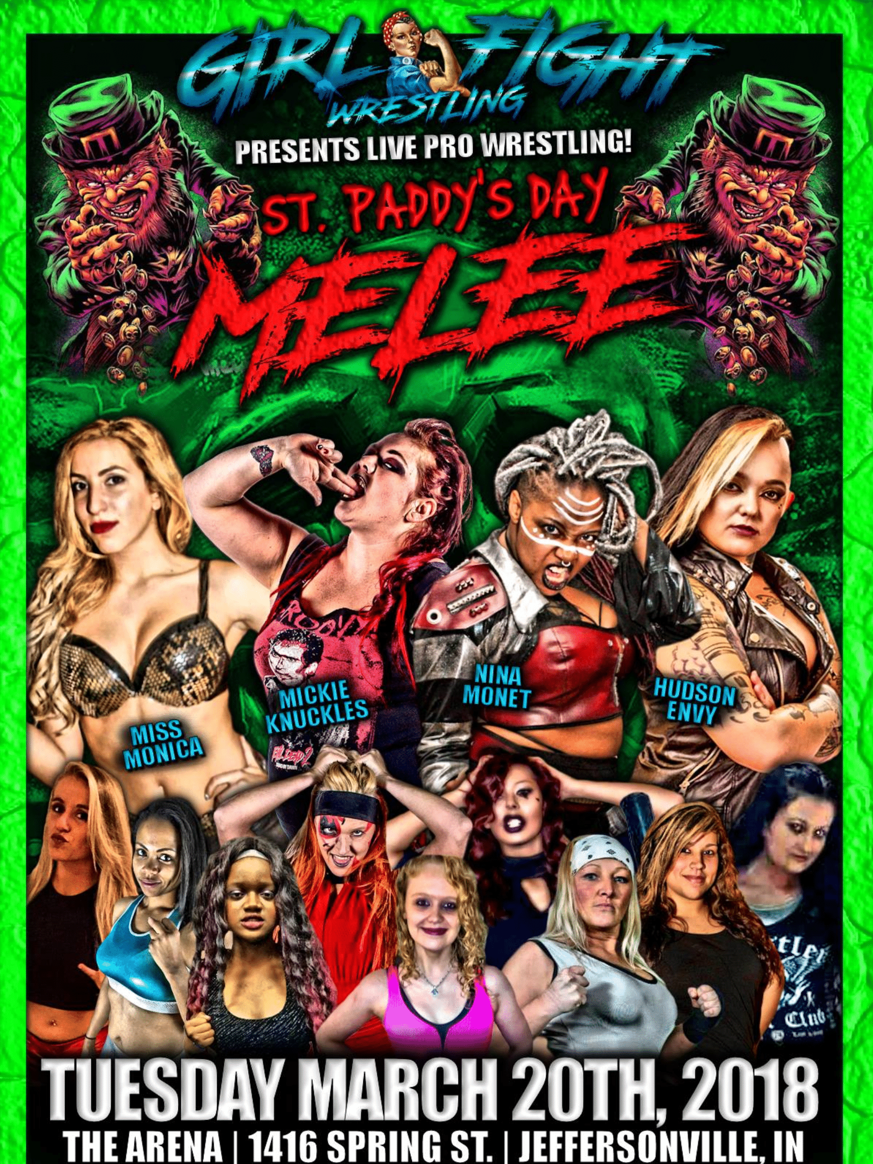 Girl Fight: St. Paddy's Day Melee 3/20/2018