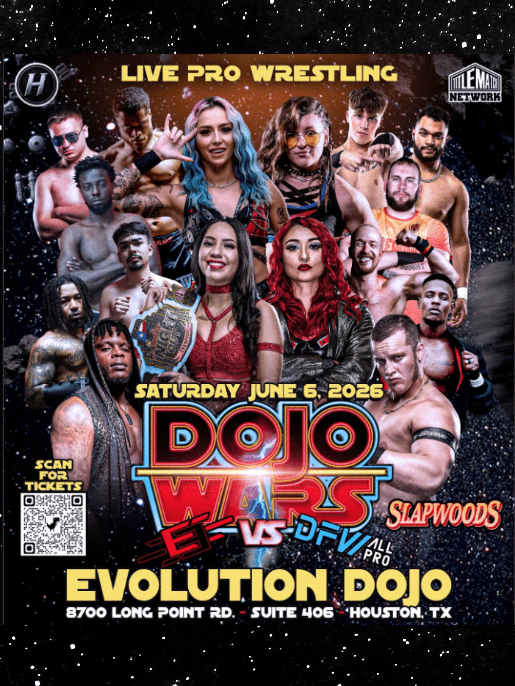 Evolution Lucha Libre - "Dojo Wars: Evolution vs DFW All-Pro" 6/6/26