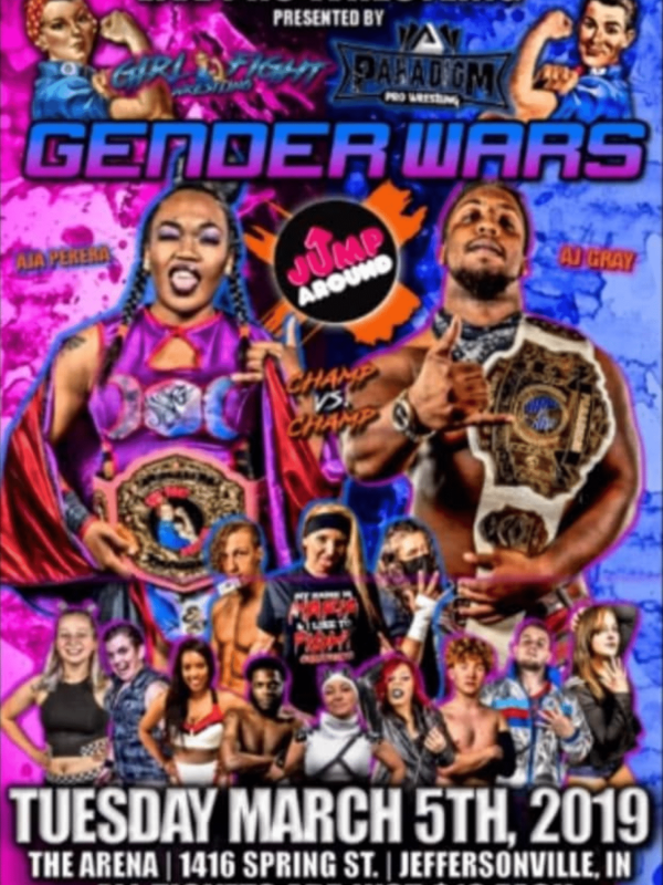 Girl Fight Wrestling - Gender Wars 2 3/5/19