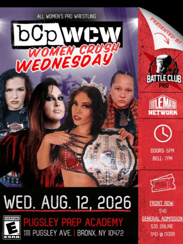 Battle Club Pro - "Women Crush Wednesday 6" 8/12/26