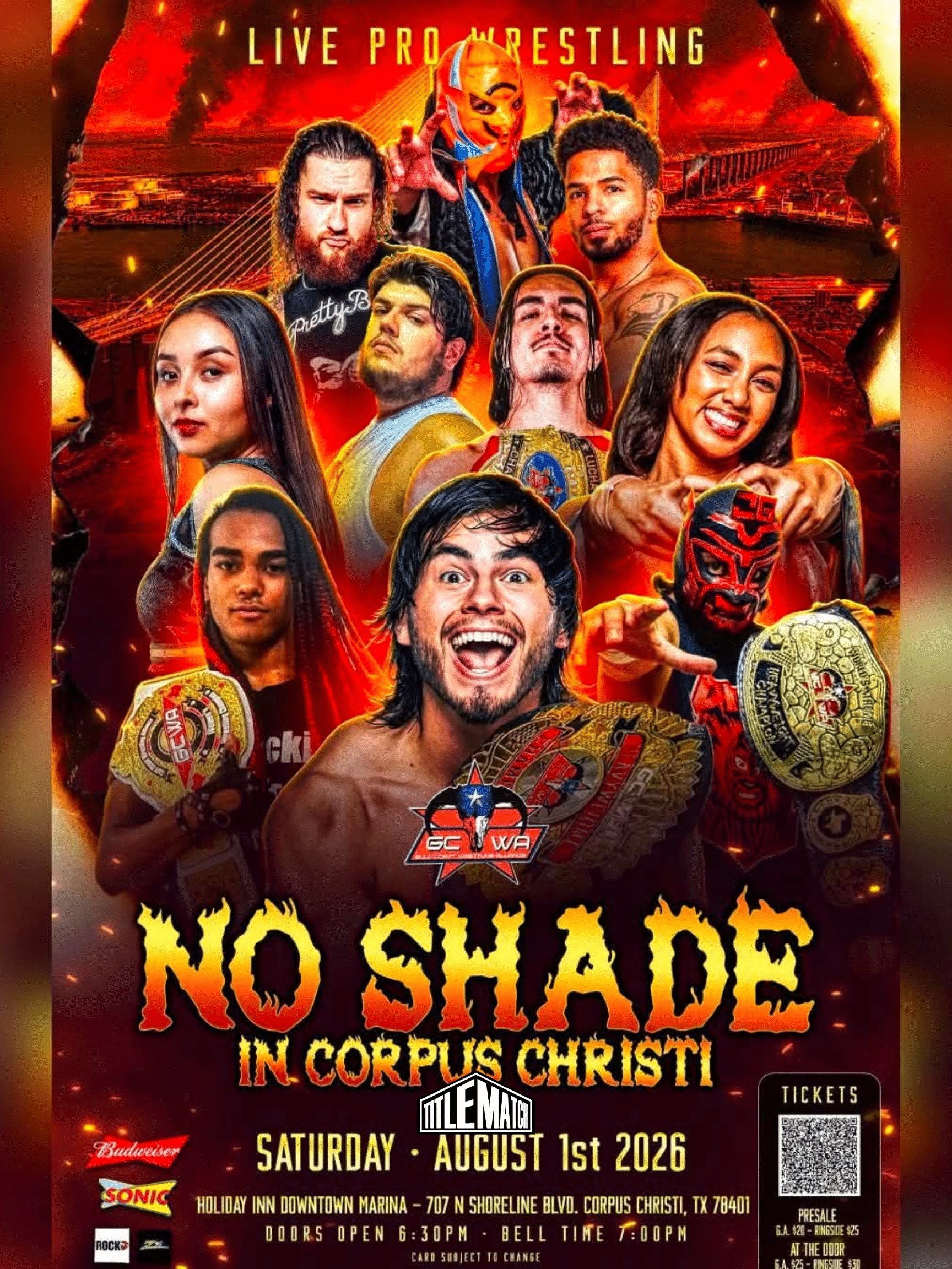 GCWA – “No Shade In Corpus Christi” 8/1/26