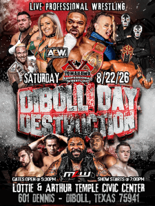 Tomahawk Pro Wrestling "Diboll Day Destruction" 8/22/26